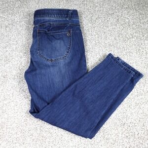 Democracy Absolution Ankle Skimmer Womens 16 Dark Wash Blue Denim B1593F9P2